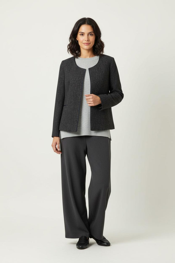 Veste Noire - Taille M/38 de la marque Caroll | PARAD87832 - Vendu par Paradigme - Image 1