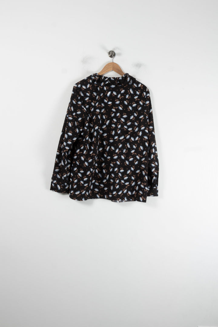 Chemise Noire et Bleue - Taille XL/42 de la marque Marina Rinaldi | PARAD87838 - Vendu par Paradigme - Image 4