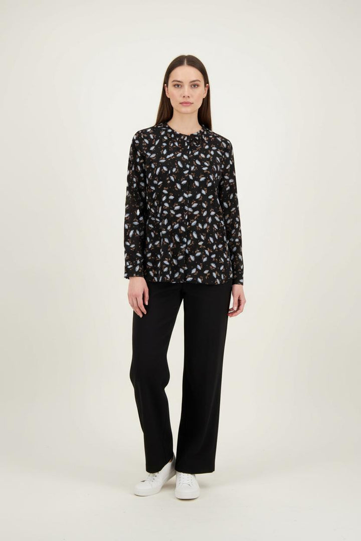 Chemise Noire et Bleue - Taille XL/42 de la marque Marina Rinaldi | PARAD87838 - Vendu par Paradigme - Image 1