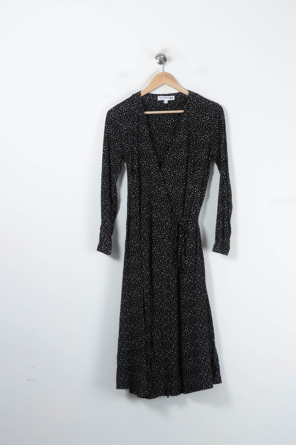 Robe Longue Noire à Pois Blancs - Taille XS/34 de la marque Ines de la Fressange Paris | PARAD87842 - Vendu par Paradigme - Image 2