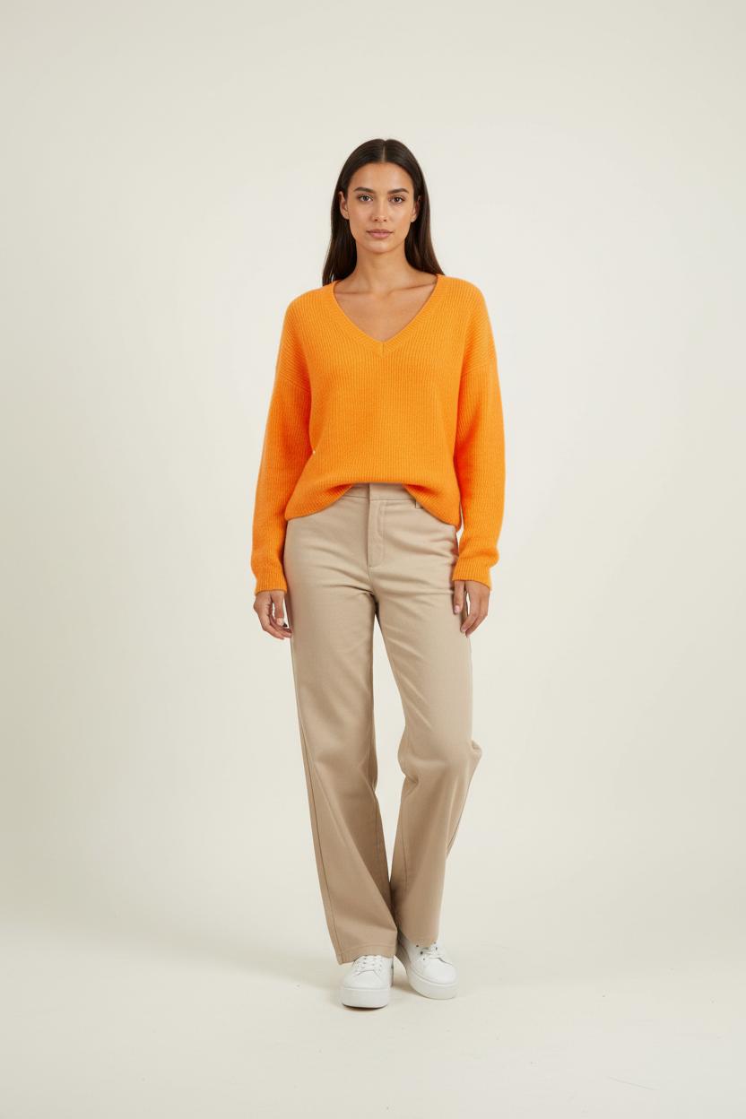 Pull Orange - Taille S/36 de la marque Karma Koma | PARAD87847 - Vendu par Paradigme - Image 1