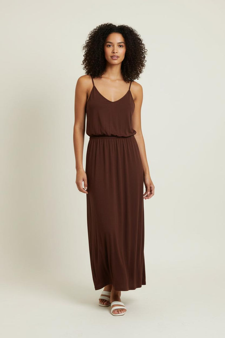 Robe Longue Marron - Taille S/36 de la marque Karma Koma | PARAD87848 - Vendu par Paradigme - Image 1