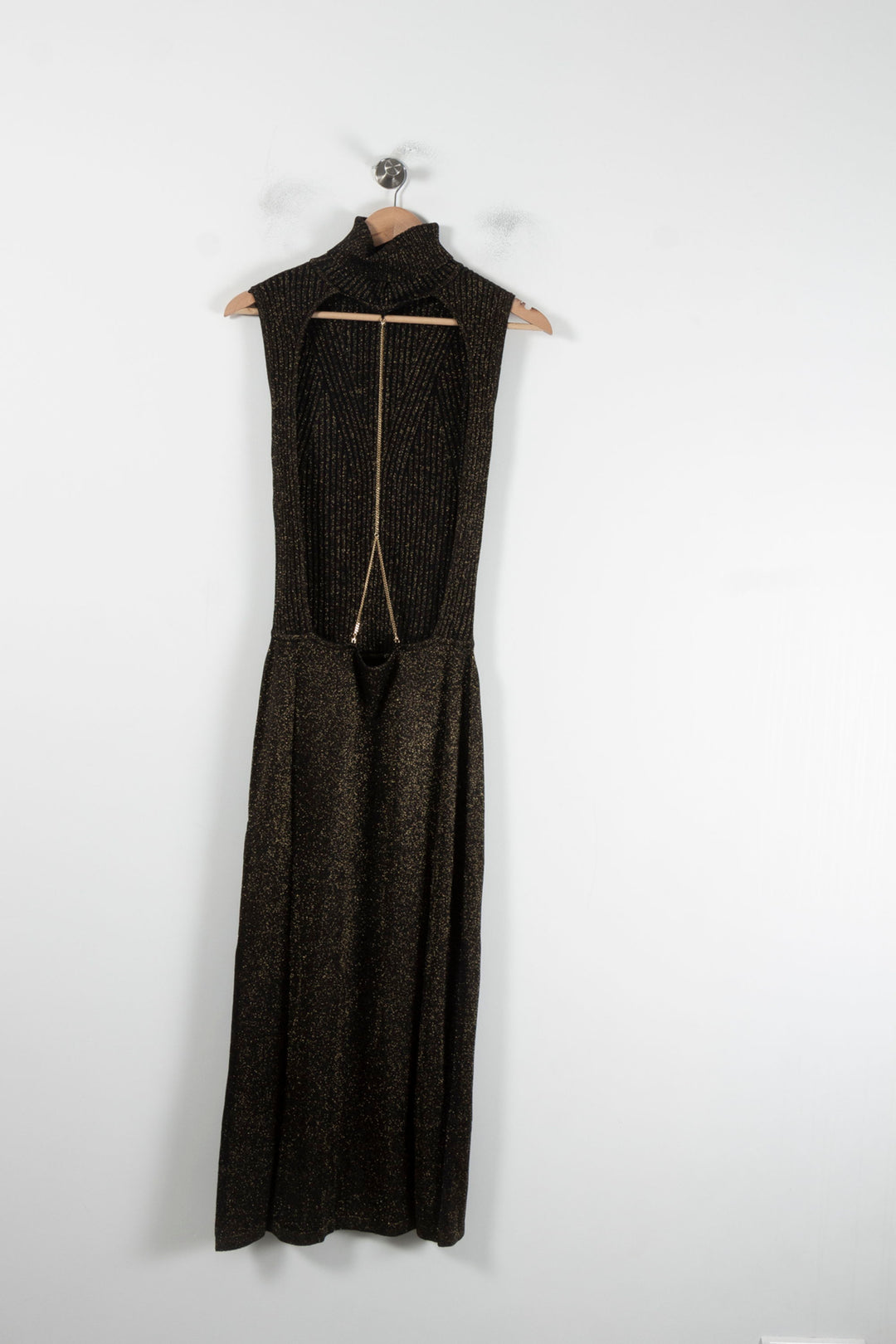 Robe Longue Noire et Dorée - Taille M/38 de la marque Karma Koma | PARAD87853 - Vendu par Paradigme - Image 4