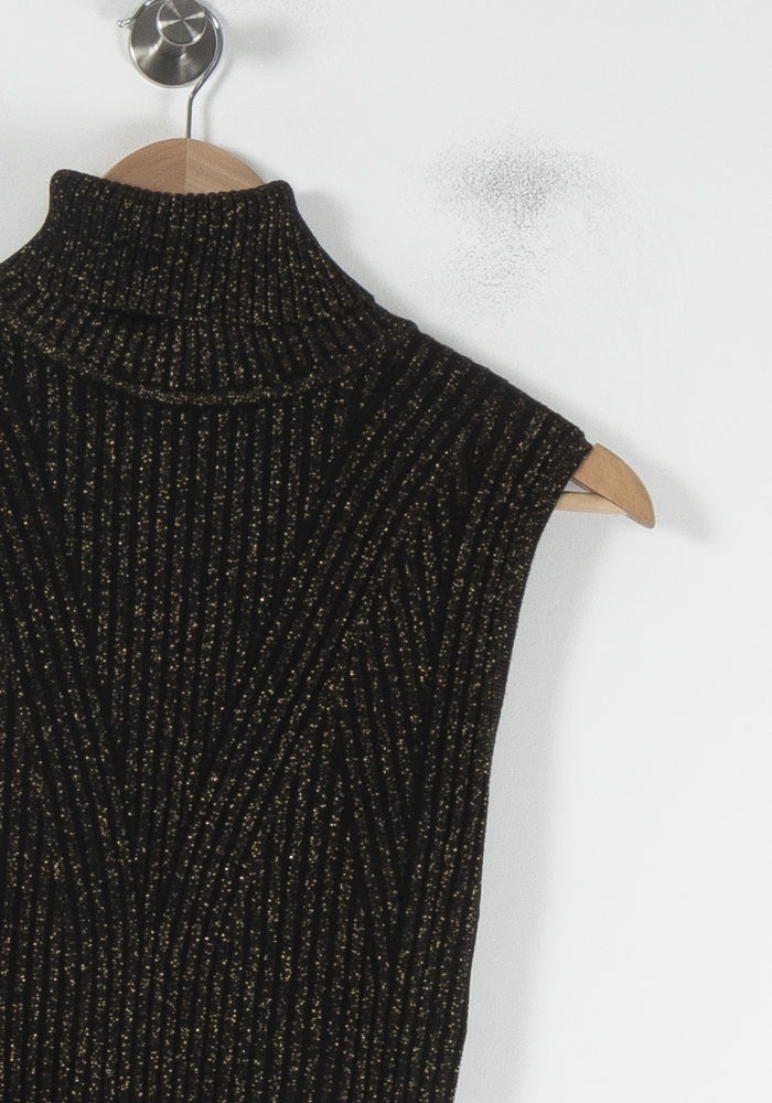 Robe Longue Noire et Dorée - Taille M/38 de la marque Karma Koma | PARAD87853 - Vendu par Paradigme - Image 3