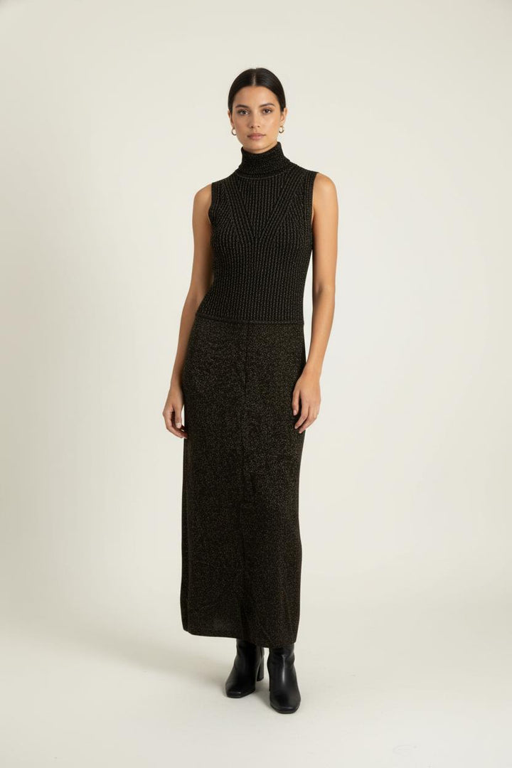 Robe Longue Noire - Taille S/36 de la marque Karma Koma | PARAD87856 - Vendu par Paradigme - Image 1