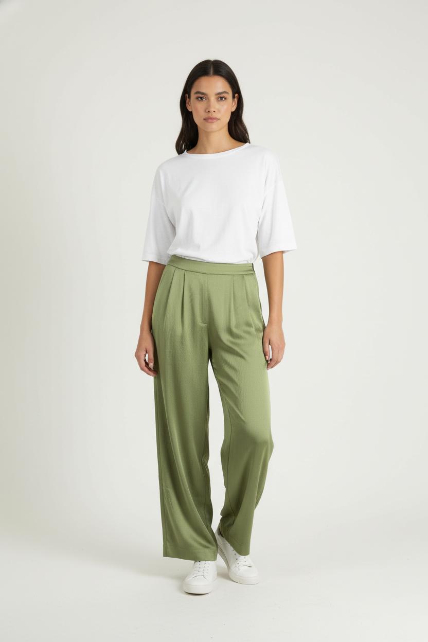 Pantalon Large Vert - Taille S/36 de la marque Karma Koma | PARAD87865 - Vendu par Paradigme - Image 1