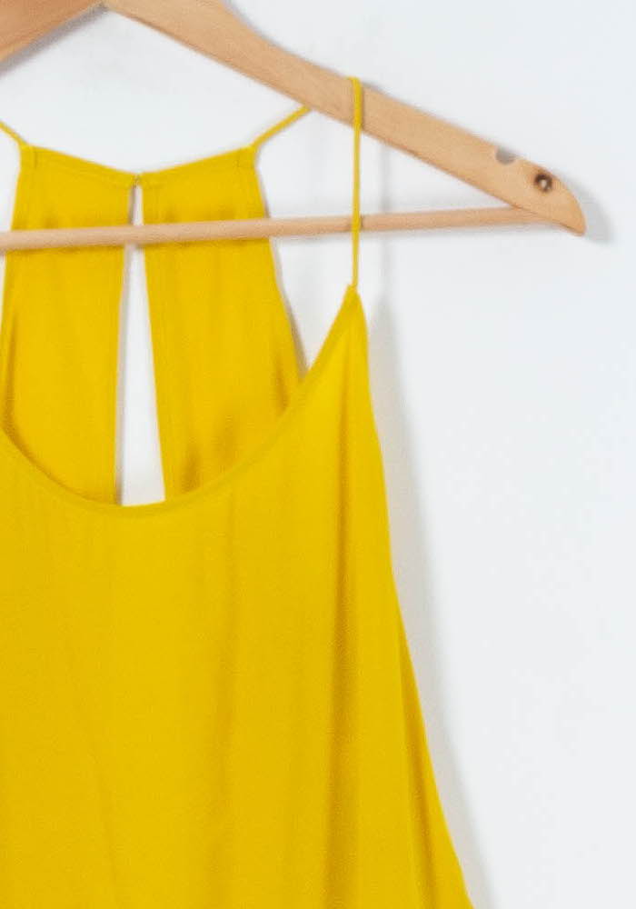 Robe Longue Jaune - Taille XS/34 de la marque Karma Koma | PARAD87866 - Vendu par Paradigme - Image 3