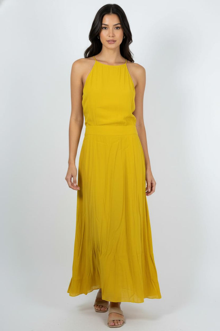 Robe Longue Jaune - Taille XS/34 de la marque Karma Koma | PARAD87866 - Vendu par Paradigme - Image 1
