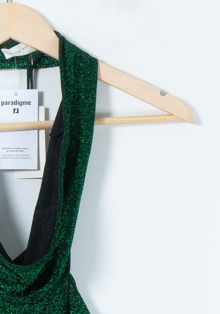 Robe Longue Verte - Taille M/38 de la marque Karma Koma | PARAD87867 - Vendu par Paradigme - Image 3