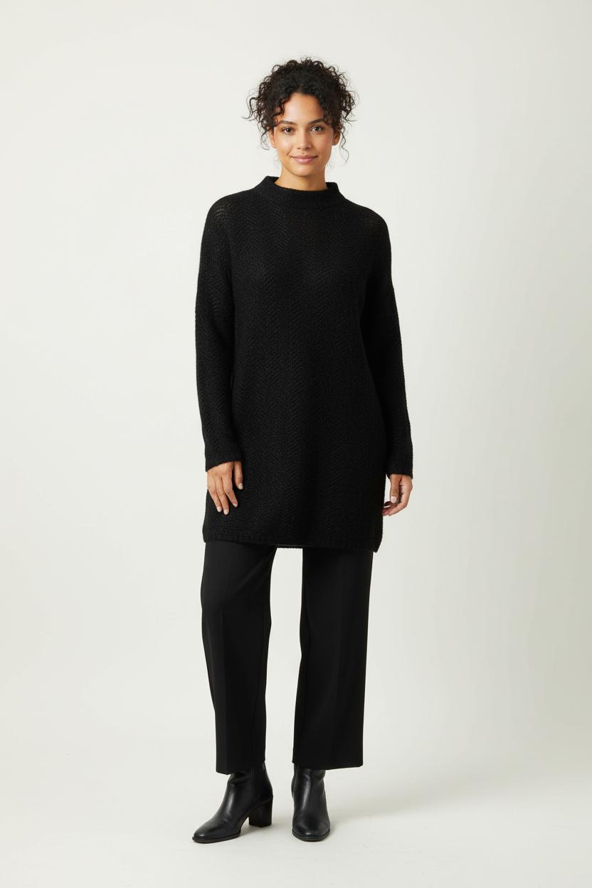 Robe Pull Noire - Taille S/36 de la marque Karma Koma | PARAD87868 - Vendu par Paradigme - Image 1