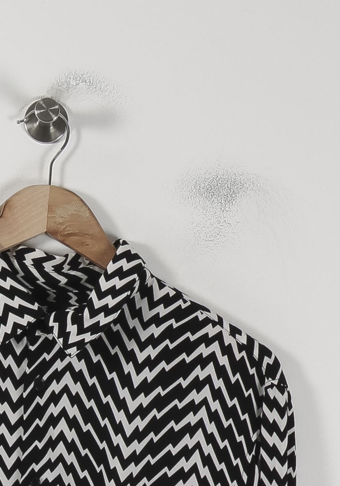 Chemise Noire et Blanche - Taille S/36 de la marque The Kooples | PARAD87875 - Vendu par Paradigme - Image 3