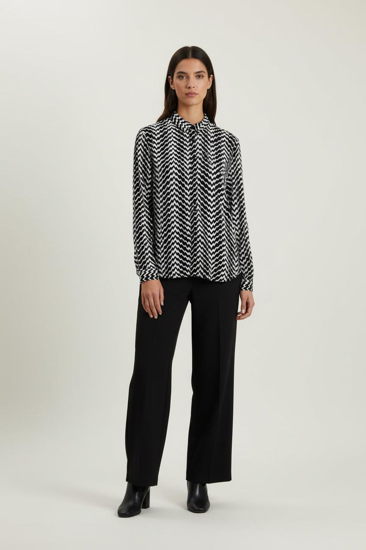 Chemise Noire et Blanche - Taille S/36 de la marque The Kooples | PARAD87875 - Vendu par Paradigme - Image 1