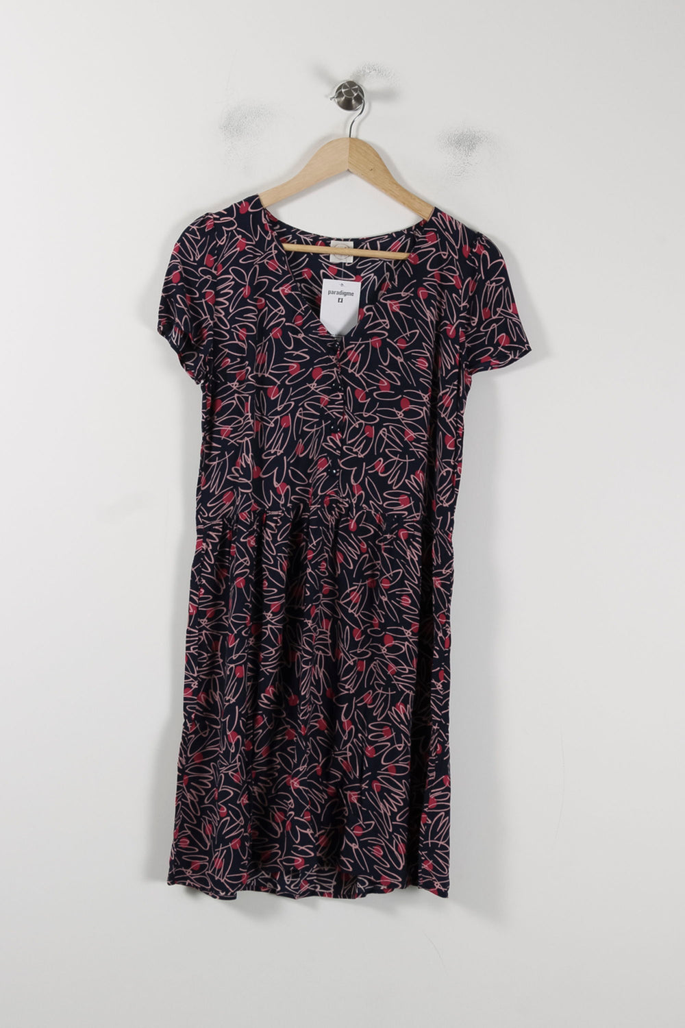 Robe Courte Noire et Rose - Taille XS/34 de la marque Des petits hauts | PARAD87879 - Vendu par Paradigme - Image 2
