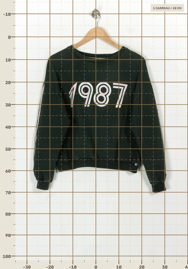 Sweat Vert - Taille M/38 de la marque IKKS | PARAD87881 - Vendu par Paradigme - Image 4