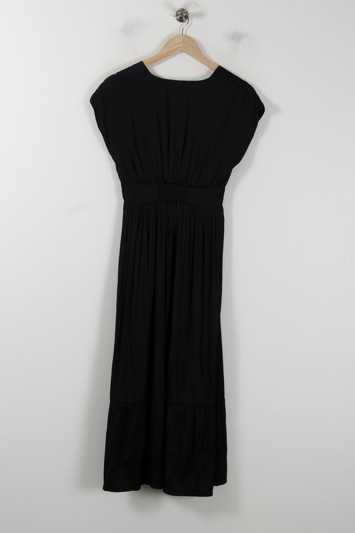 Robe Longue Noire - Taille XS/34 de la marque Caroll | PARAD87882 - Vendu par Paradigme - Image 4
