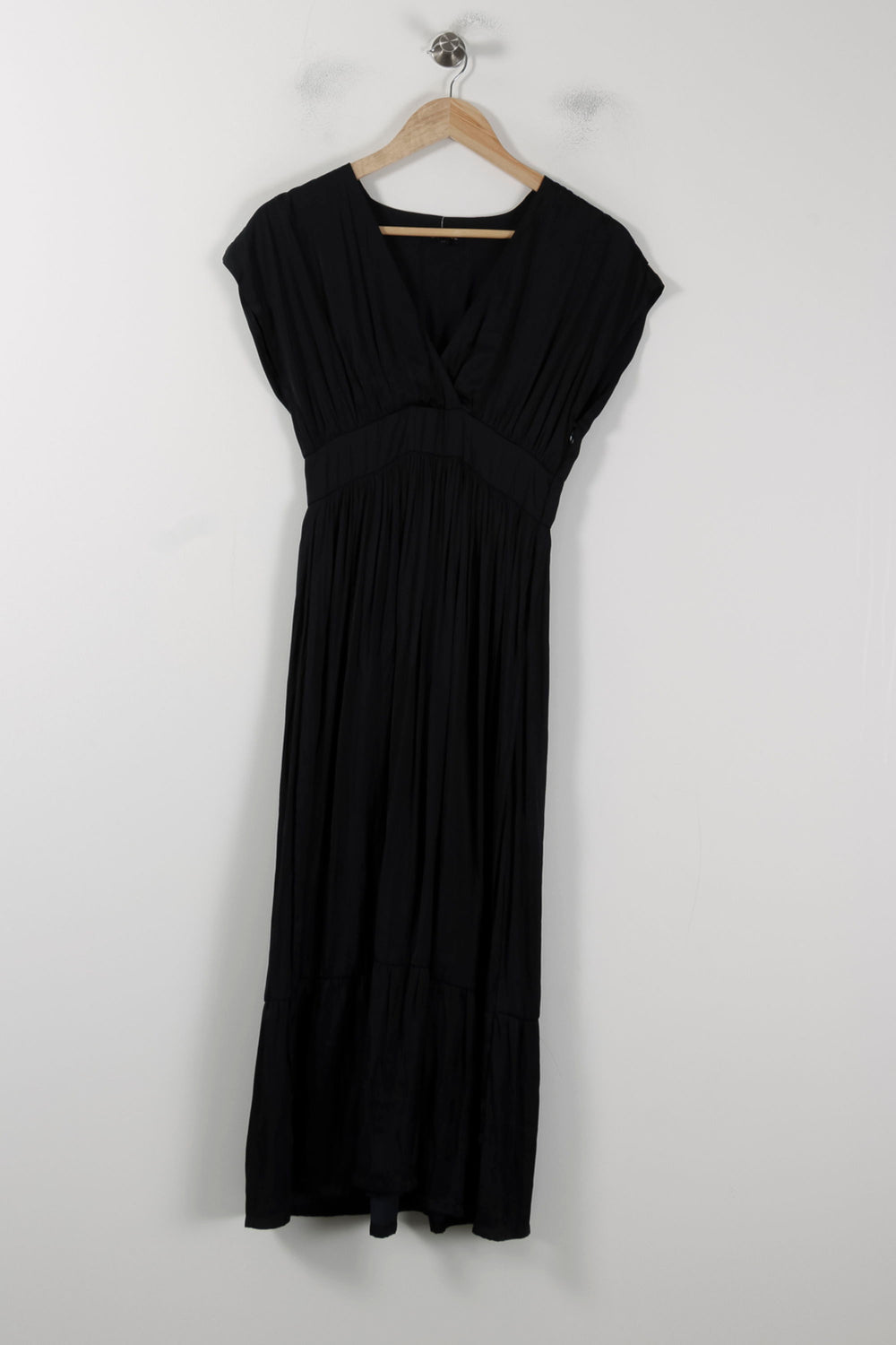 Robe Longue Noire - Taille XS/34 de la marque Caroll | PARAD87882 - Vendu par Paradigme - Image 2