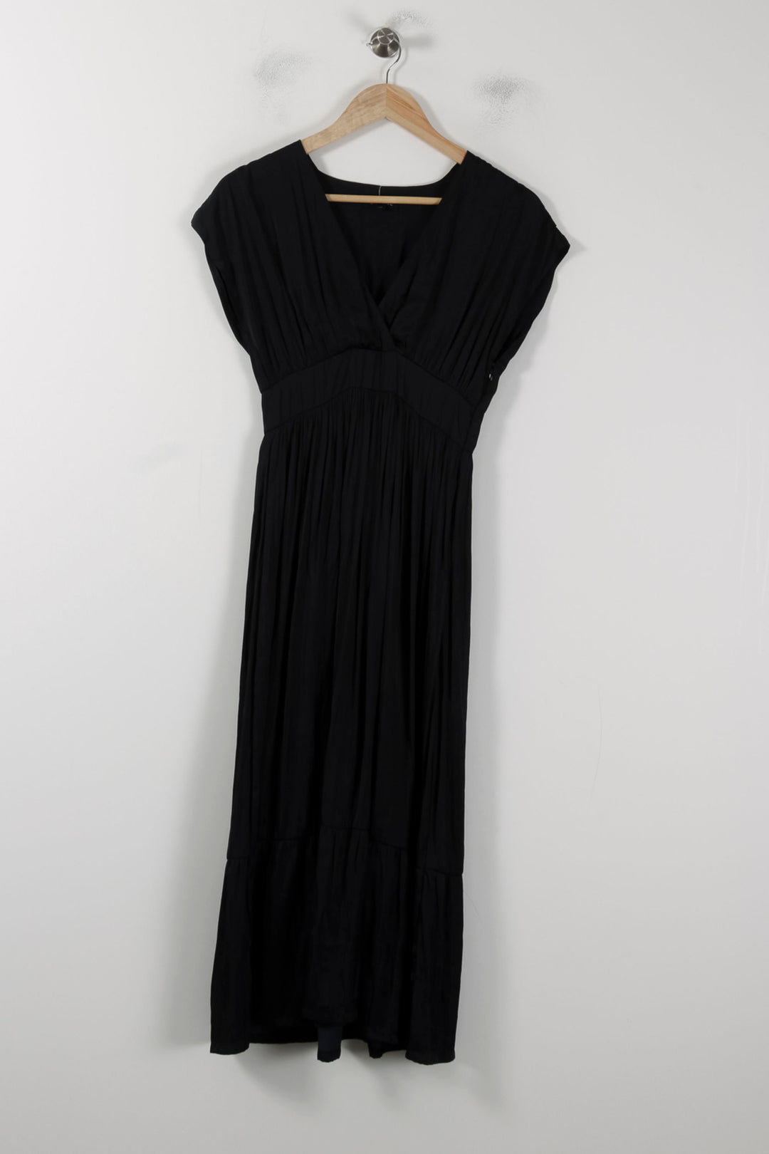 Robe Longue Noire - Taille XS/34 de la marque Caroll | PARAD87882 - Vendu par Paradigme - Image 2
