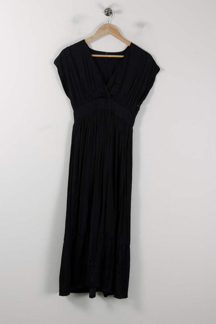 Robe Longue Noire - Taille XS/34 de la marque Caroll | PARAD87882 - Vendu par Paradigme - Image 2