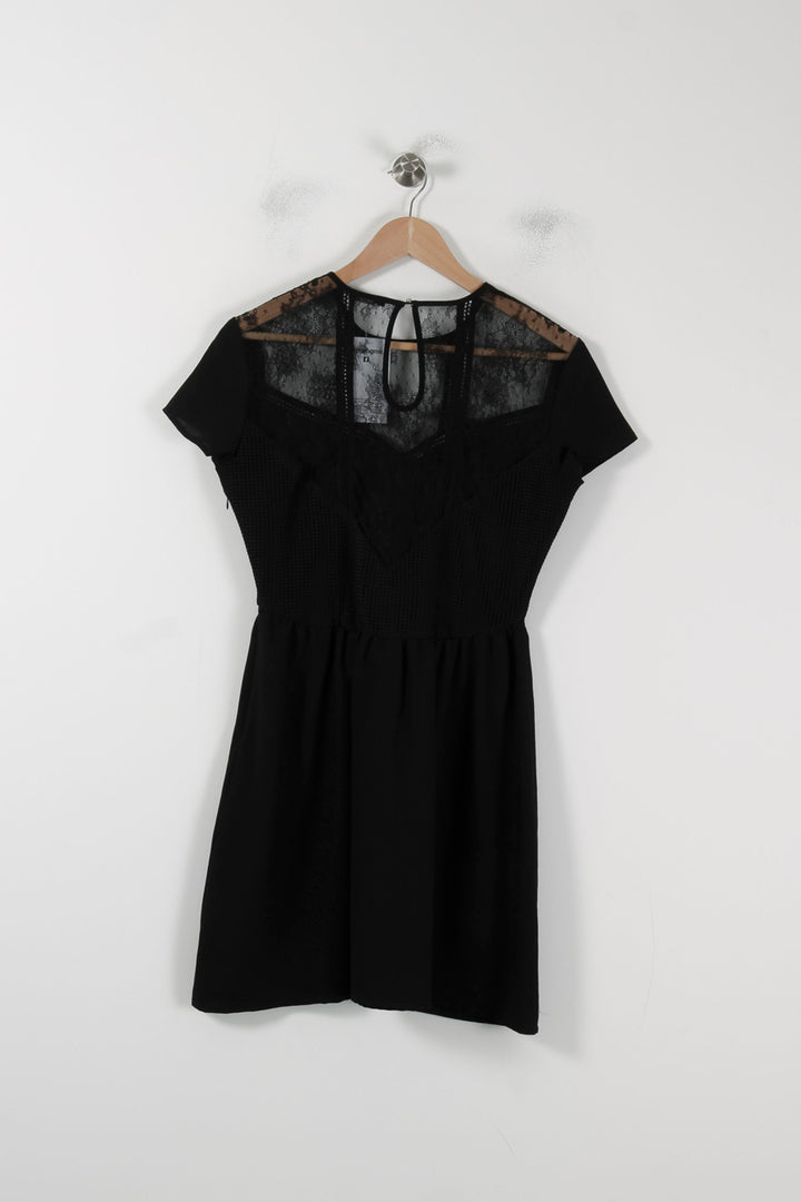 Robe Noire - Taille S/36 de la marque IKKS | PARAD87886 - Vendu par Paradigme - Image 4