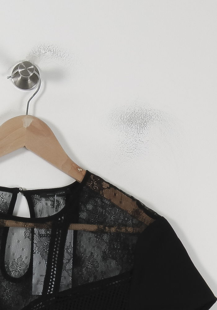 Robe Noire - Taille S/36 de la marque IKKS | PARAD87886 - Vendu par Paradigme - Image 3