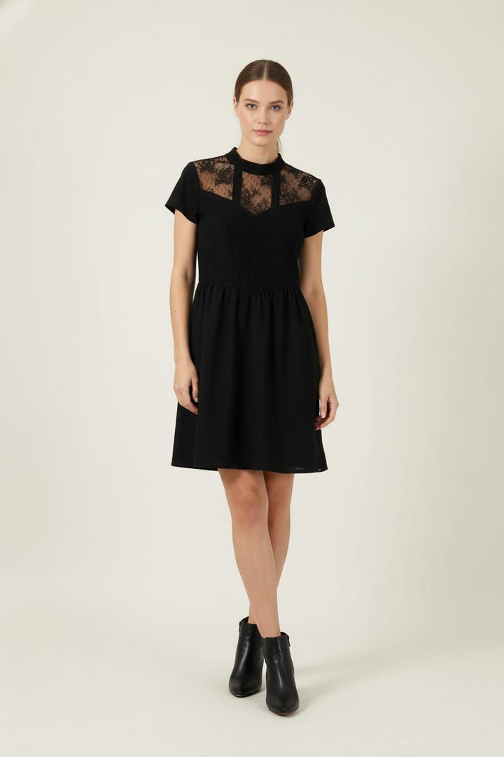 Robe Noire - Taille S/36 de la marque IKKS | PARAD87886 - Vendu par Paradigme - Image 1