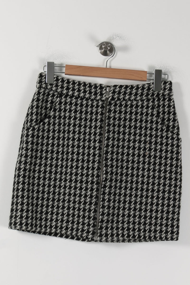 Jupe Courte Noire et Blanche - Taille L/40 de la marque Maje | PARAD87898 - Vendu par Paradigme - Image 2