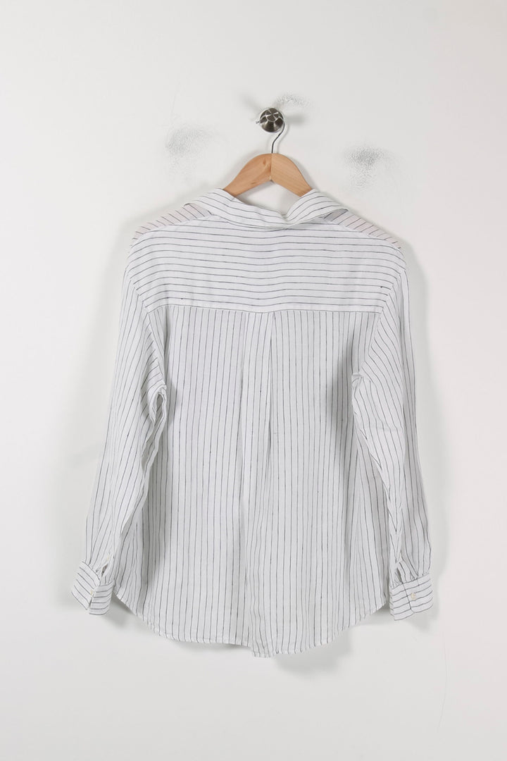 Chemise Blanche et Noire - Taille L/40 de la marque Figaret | PARAD87913 - Vendu par Paradigme - Image 4