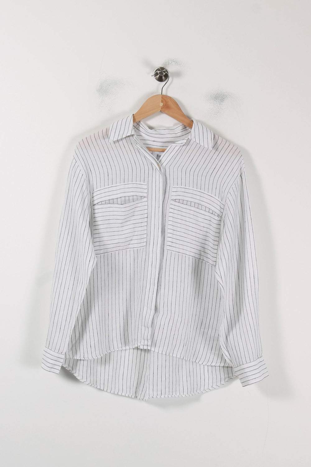 Chemise Blanche et Noire - Taille L/40 de la marque Figaret | PARAD87913 - Vendu par Paradigme - Image 2