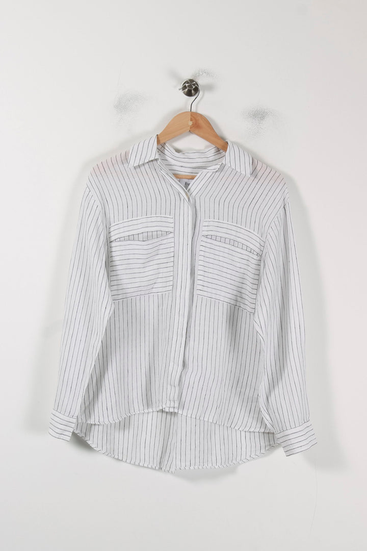 Chemise Blanche et Noire - Taille L/40 de la marque Figaret | PARAD87913 - Vendu par Paradigme - Image 2