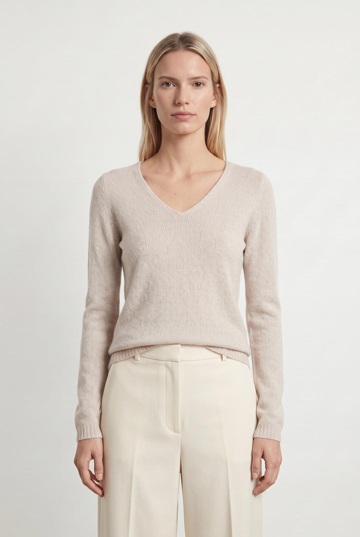 Pull Rose - Taille S/36 de la marque La Fée Maraboutée | PARAD87931 - Vendu par Paradigme - Image 1