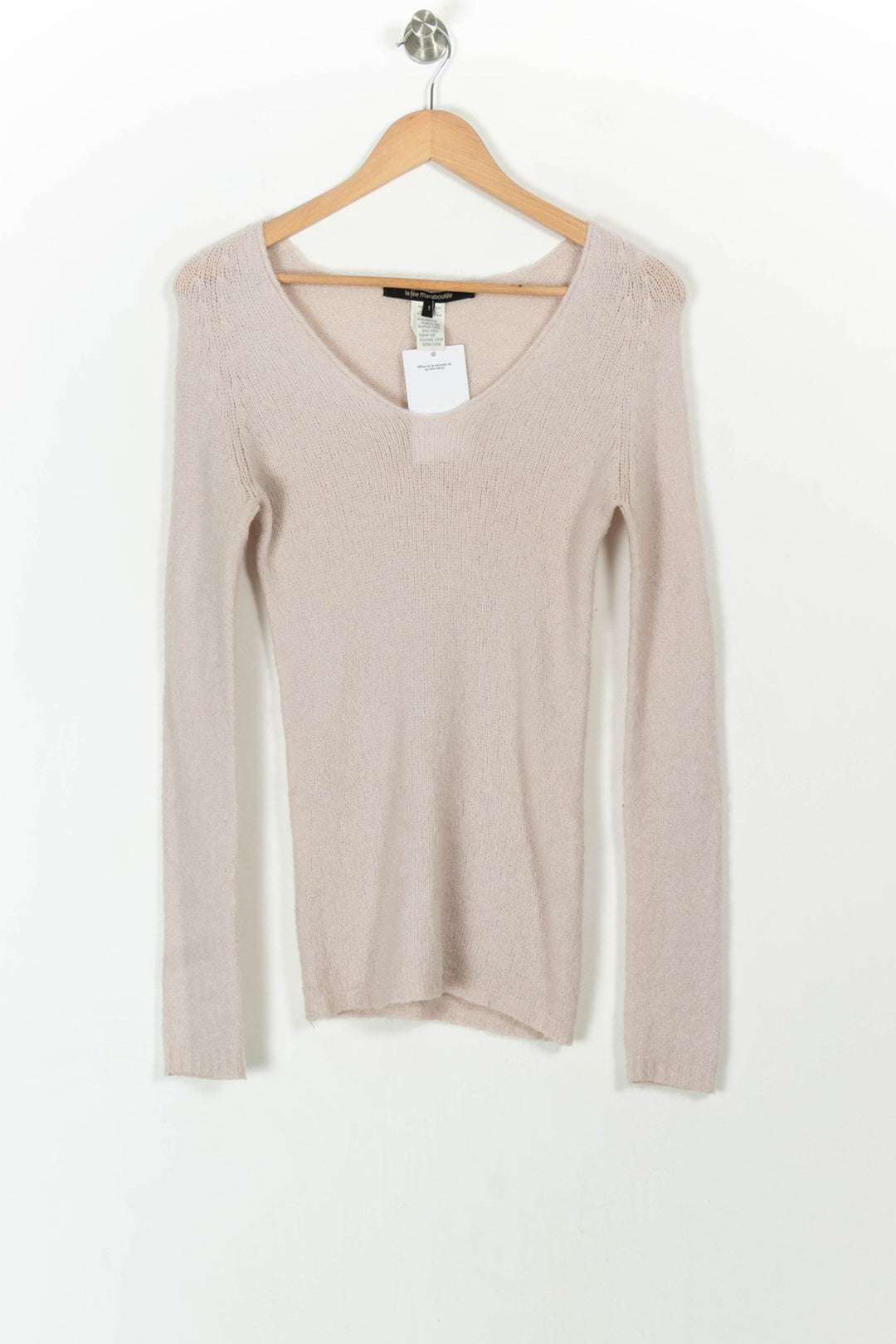 Pull Rose - Taille S/36 de la marque La Fée Maraboutée | PARAD87931 - Vendu par Paradigme - Image 2