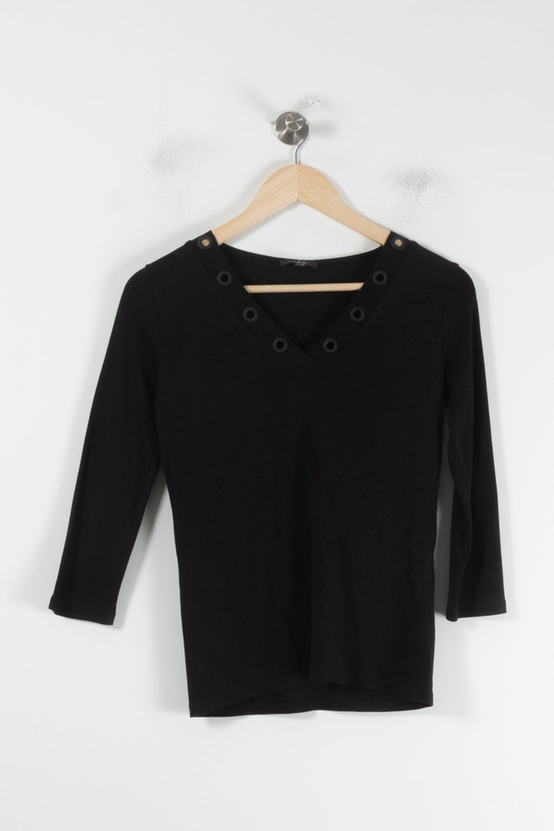 Tee-shirt Noir - Taille S/36 de la marque Maison 123 | PARAD87932 - Vendu par Paradigme - Image 2