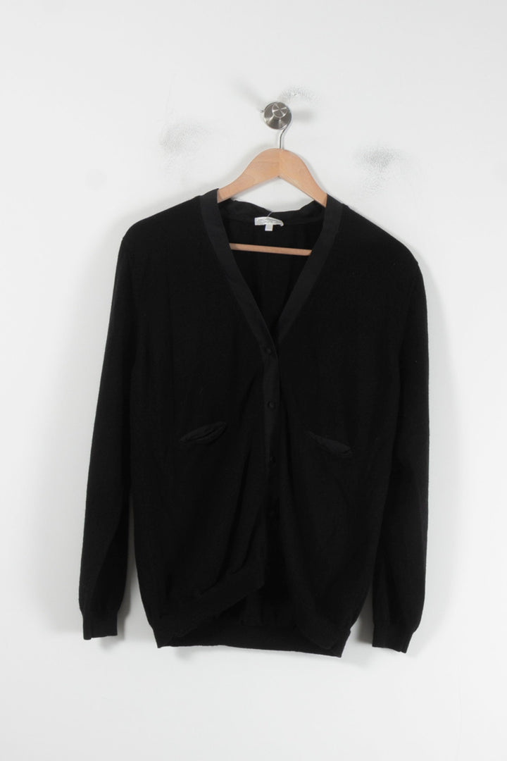 Cardigan Noir - Taille L/40 de la marque Eric Bompard | PARAD87937 - Vendu par Paradigme - Image 2