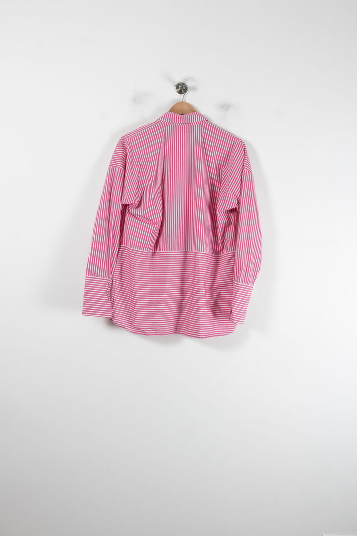 Chemise Rayée Rose et Blanche - Taille L/40 de la marque Weill | PARAD87946 - Vendu par Paradigme - Image 4