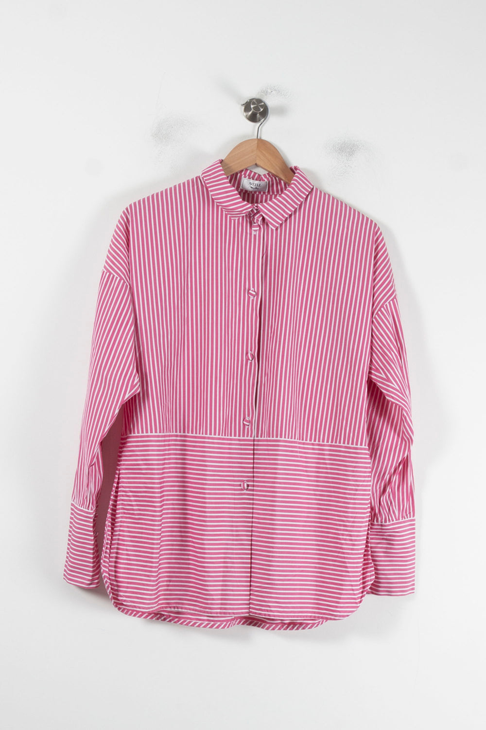 Chemise Rayée Rose et Blanche - Taille L/40 de la marque Weill | PARAD87946 - Vendu par Paradigme - Image 2