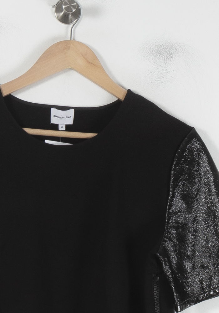 T-shirt Noir - Taille M/38 de la marque Bimba y Lola | PARAD87947 - Vendu par Paradigme - Image 3