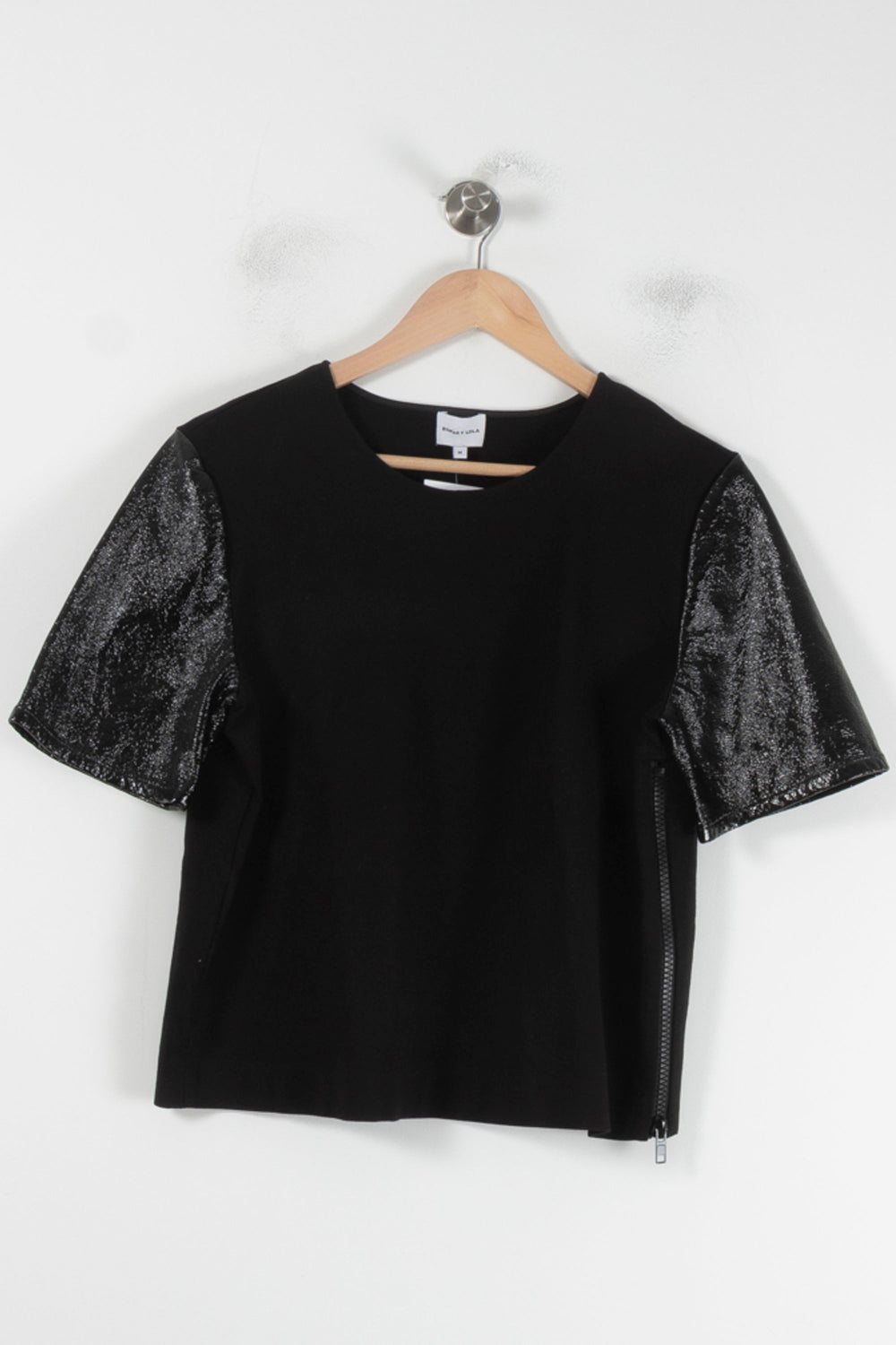 T-shirt Noir - Taille M/38 de la marque Bimba y Lola | PARAD87947 - Vendu par Paradigme - Image 2