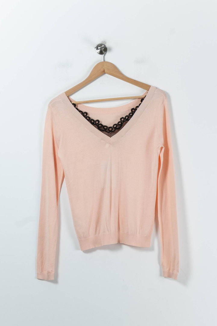 Pull Rose - Taille L/40 de la marque I.Code | PARAD87949 - Vendu par Paradigme - Image 4