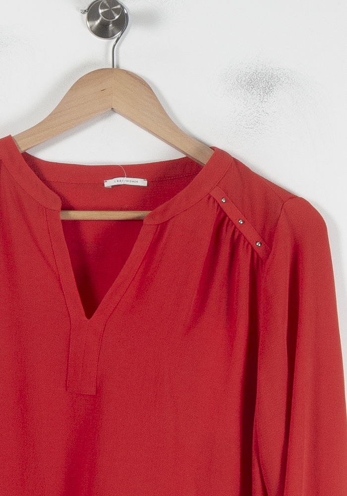 Blouse Rouge - Taille M/38 de la marque IKKS | PARAD87952 - Vendu par Paradigme - Image 3