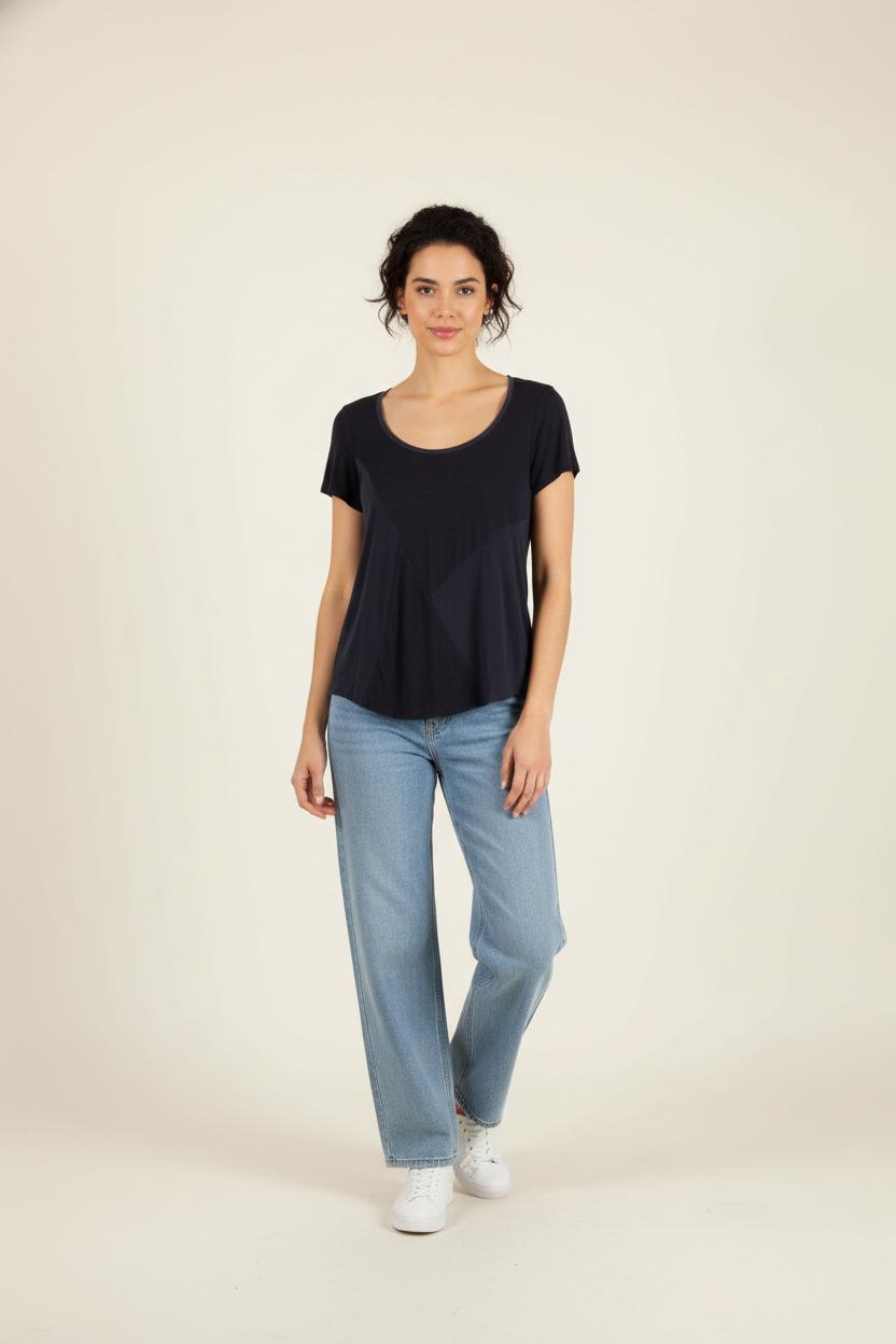 T-shirt Bleu - Taille L/40 de la marque Sud express | PARAD87953 - Vendu par Paradigme - Image 1