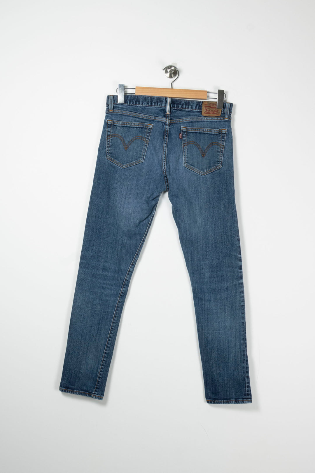 Jean Skinny Bleu - Taille L/40 de la marque Levi's | PARAD87959 - Vendu par Paradigme - Image 4