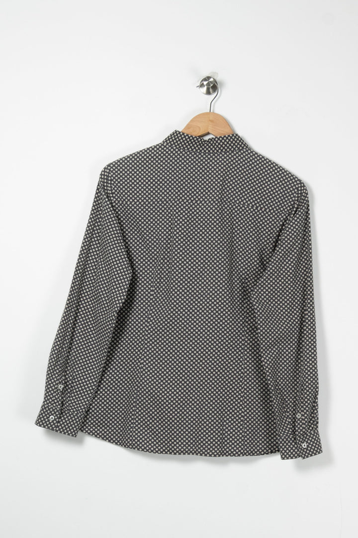 Chemise Grise et Blanche - Taille XL/42 de la marque Caroll | PARAD87960 - Vendu par Paradigme - Image 4