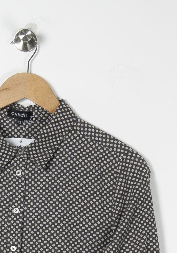 Chemise Grise et Blanche - Taille XL/42 de la marque Caroll | PARAD87960 - Vendu par Paradigme - Image 3