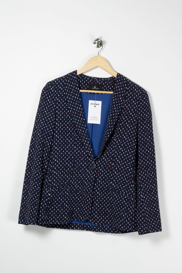 Blazer Bleu et Blanc - Taille S/36 de la marque One Step | PARAD87963 - Vendu par Paradigme - Image 2