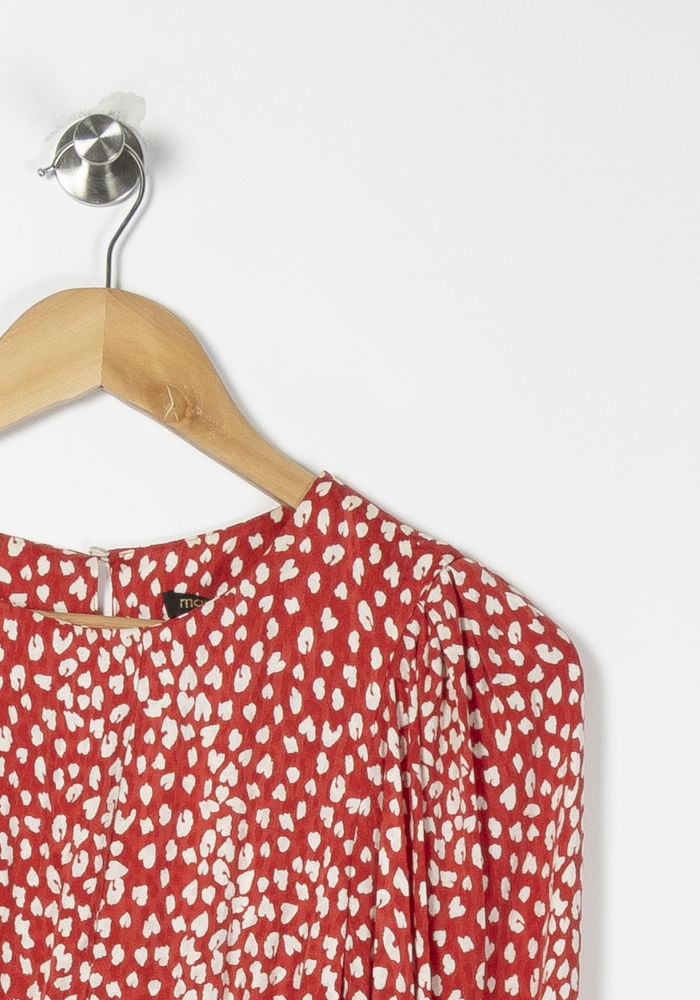 Robe Courte Rouge et Blanche - Taille S/36 de la marque Maje | PARAD87972 - Vendu par Paradigme - Image 3