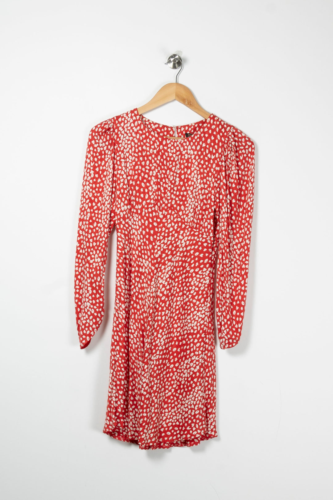 Robe Courte Rouge et Blanche - Taille S/36 de la marque Maje | PARAD87972 - Vendu par Paradigme - Image 2