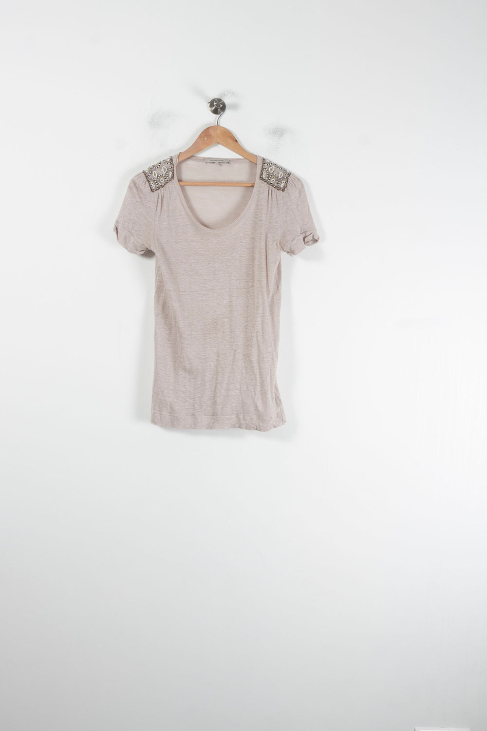 Tee-shirt Beige - Taille S/36 de la marque Gerard Darel | PARAD87981 - Vendu par Paradigme - Image 2