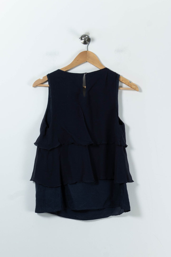 Top Sans Manches Bleu - Taille S/36 de la marque Kookai | PARAD87992 - Vendu par Paradigme - Image 4