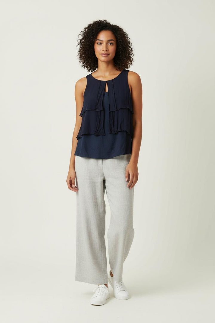 Top Sans Manches Bleu - Taille S/36 de la marque Kookai | PARAD87992 - Vendu par Paradigme - Image 1
