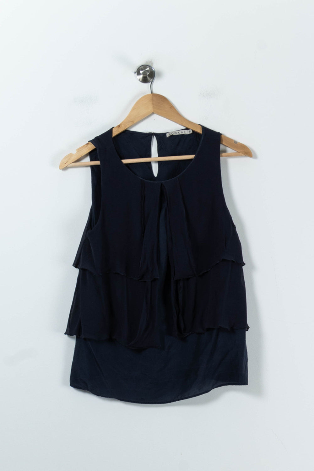 Top Sans Manches Bleu - Taille S/36 de la marque Kookai | PARAD87992 - Vendu par Paradigme - Image 2